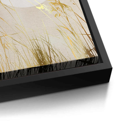 Minimalist Gold Grass - Canvas