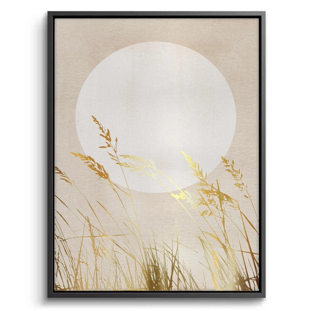 2Minimalist Gold Grass - Canvas