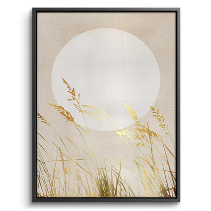 Minimalist Gold Grass - Canvas