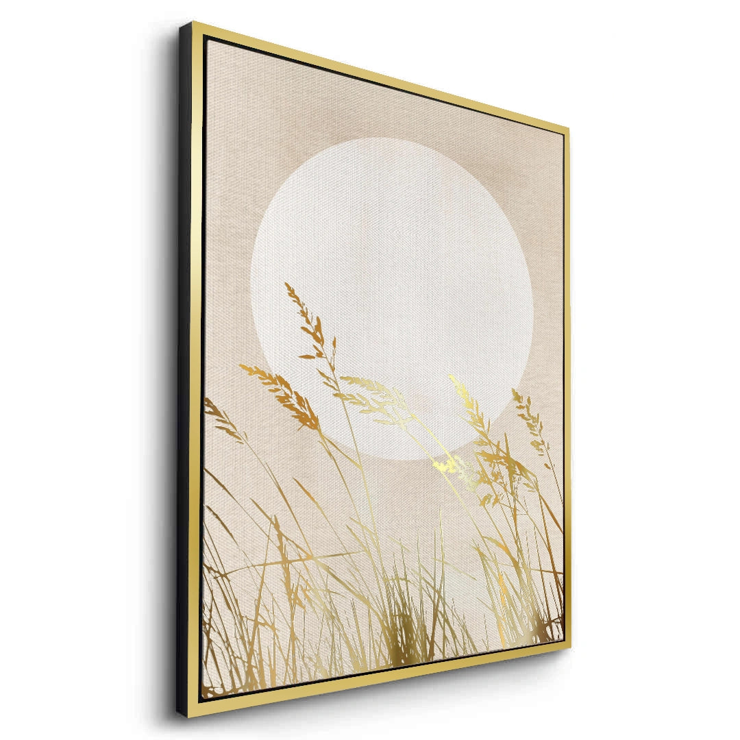 2Minimalist Gold Grass - Canvas