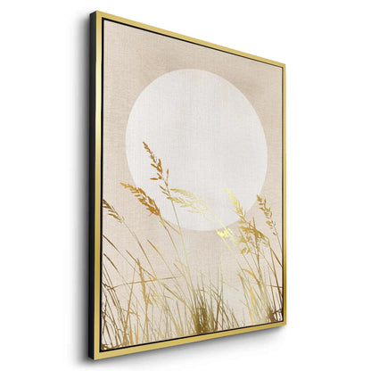 Minimalist Gold Grass - Canvas