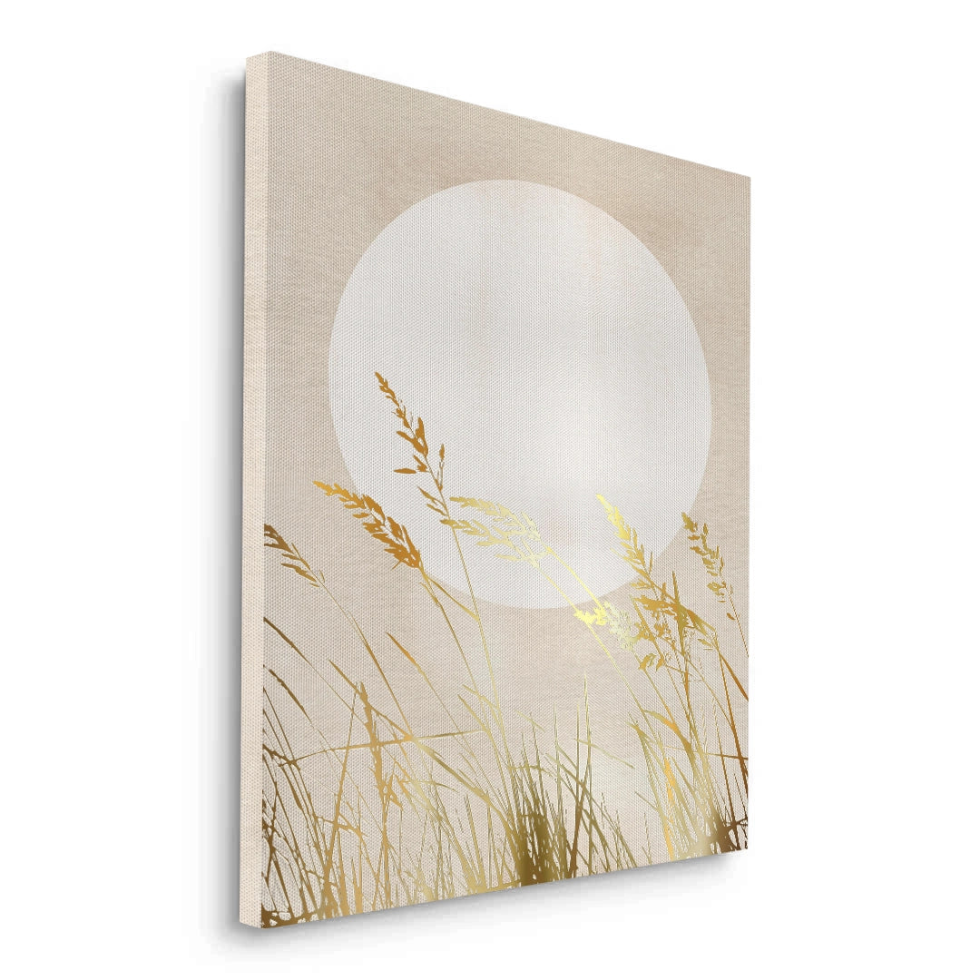2Minimalist Gold Grass - Canvas