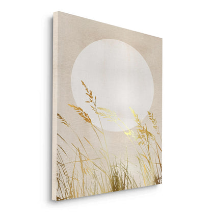 Minimalist Gold Grass - Canvas