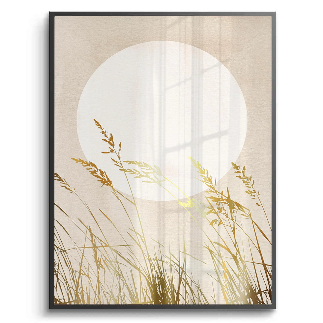 2Minimalist Gold Grass - Fine Art