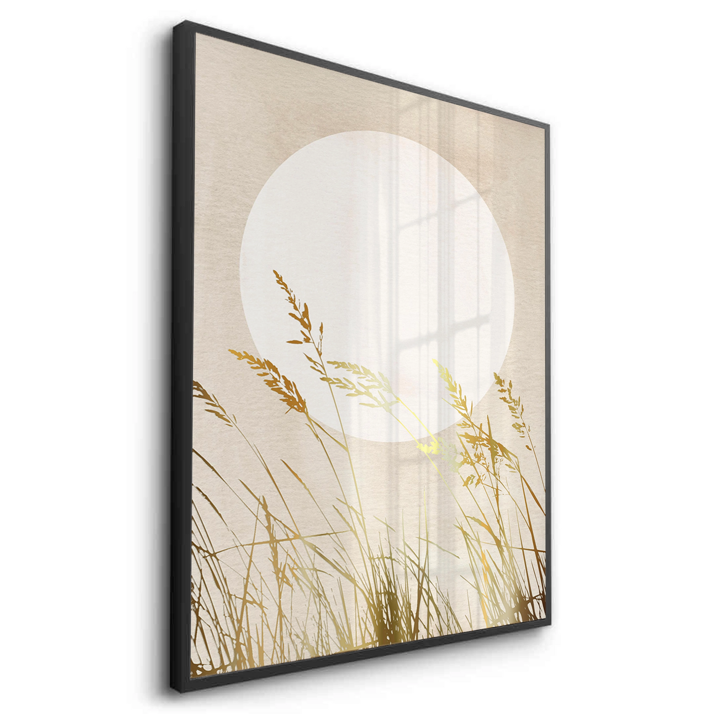 2Minimalist Gold Grass - Fine Art