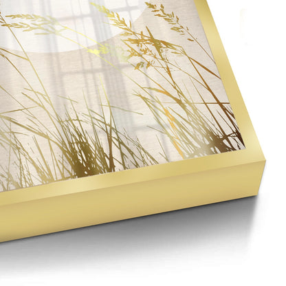 Minimalist Gold Grass - Fine Art
