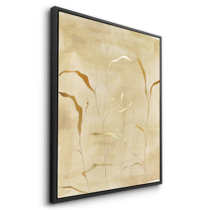 Minimalist Gold Grass Botanical - Canvas
