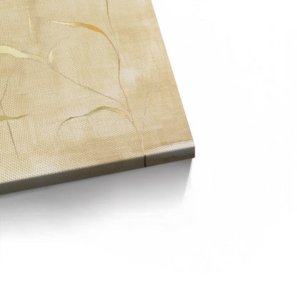 Minimalist Gold Grass Botanical - Canvas