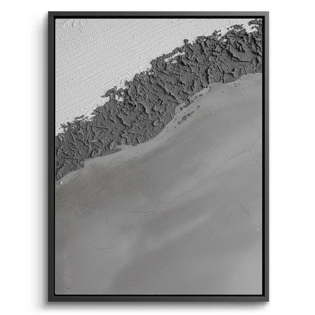 2Minimalist Grayscale Plaster Painting #MGPL440