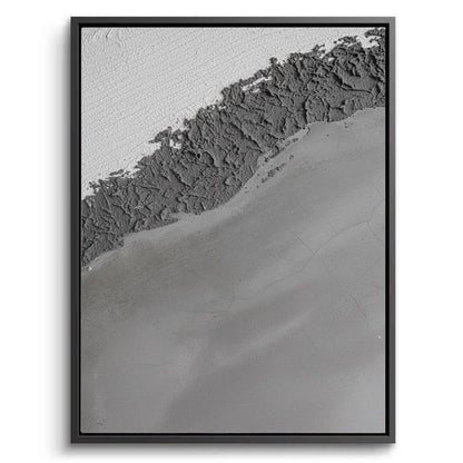 Minimalist Grayscale Plaster Painting #MGPL440