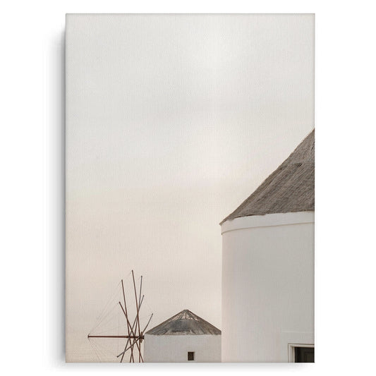 Minimalist Greek Island - Canvas