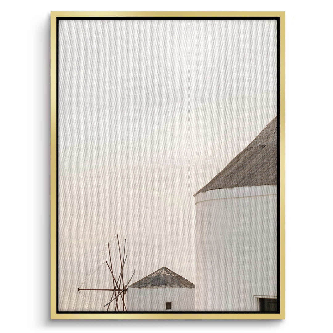 2Minimalist Greek Island - Canvas