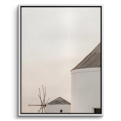 Minimalist Greek Island - Canvas