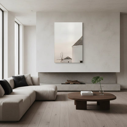 Minimalist Greek Island - Canvas