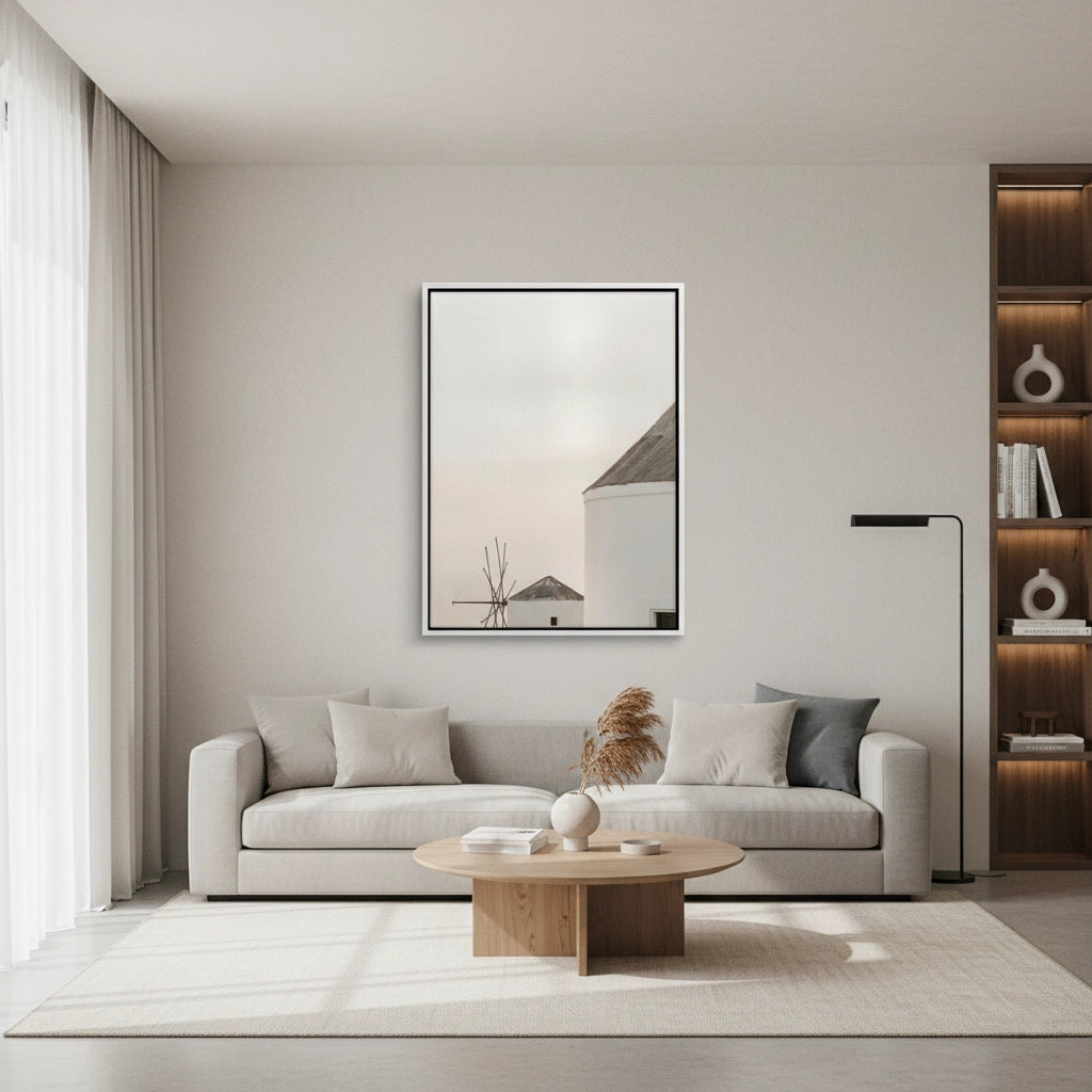 2Minimalist Greek Island - Canvas