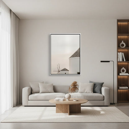 Minimalist Greek Island - Canvas