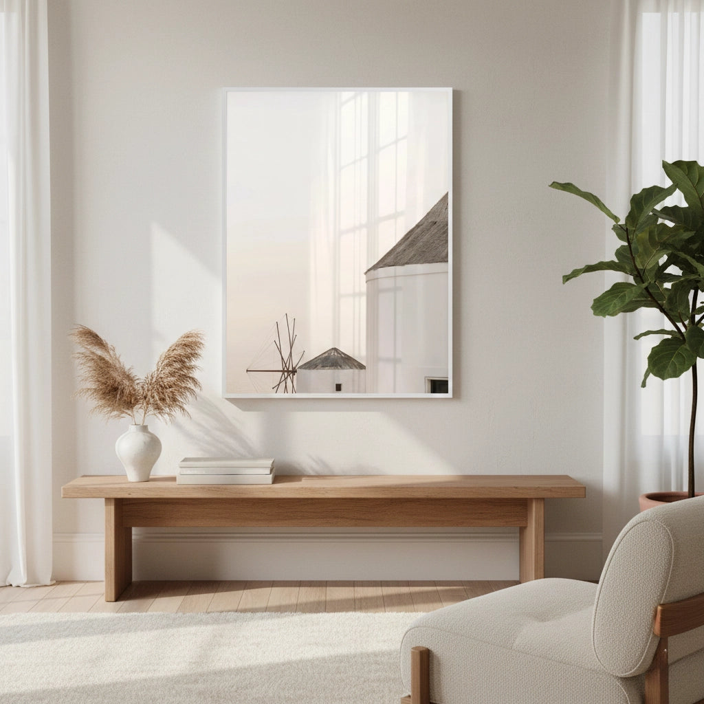 Minimalist Greek Island - Fine Art