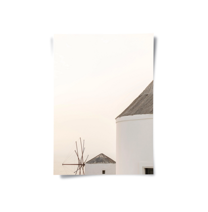 Minimalist Greek Island - Poster