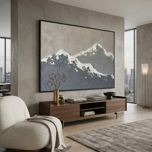 Minimalist Greige Mountains #MGM630