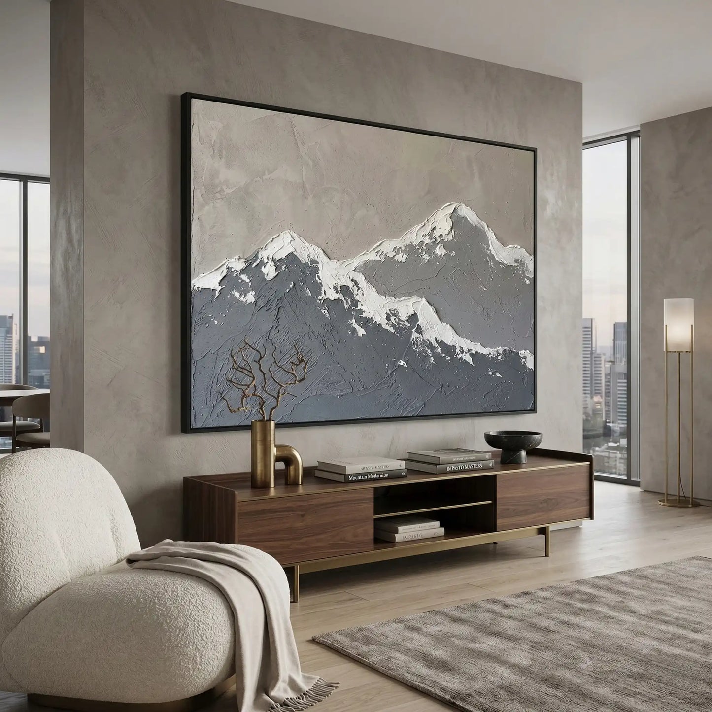2Minimalist Greige Mountains #MGM630