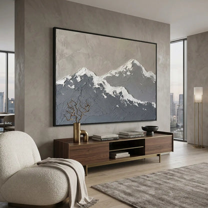 Minimalist Greige Mountains #MGM630