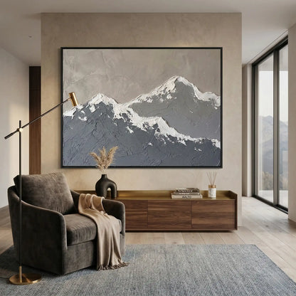 Minimalist Greige Mountains #MGM630