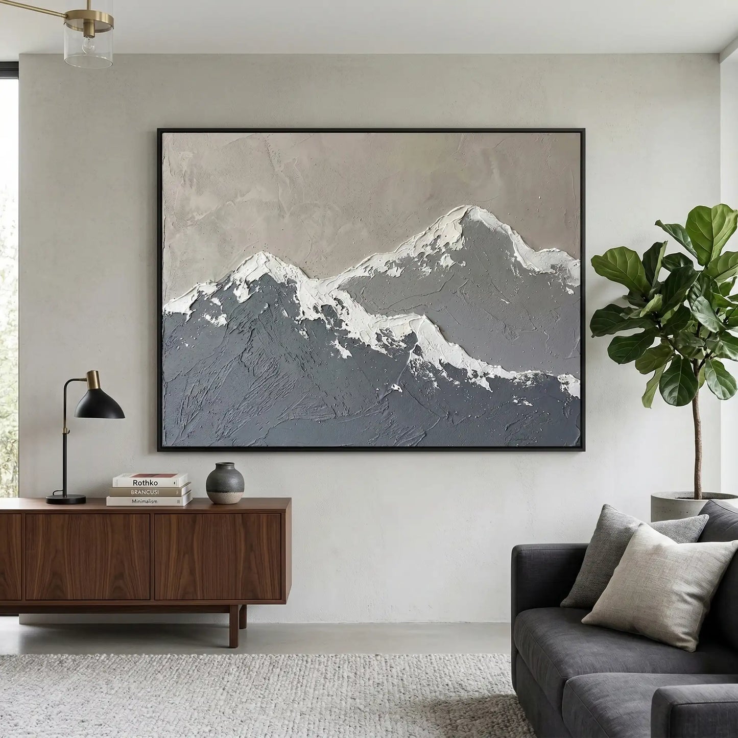 2Minimalist Greige Mountains #MGM630