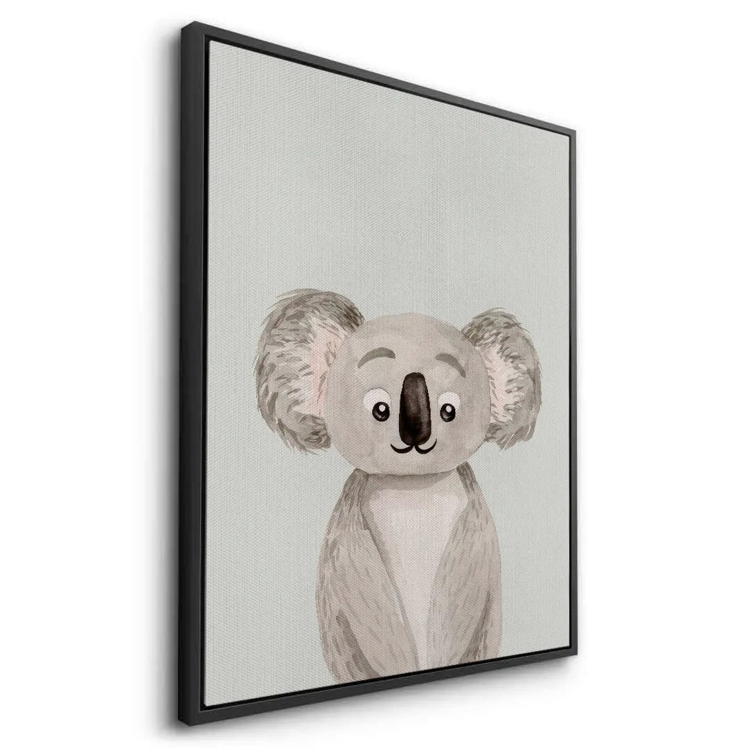 2Minimalist Koala Bear - Canvas
