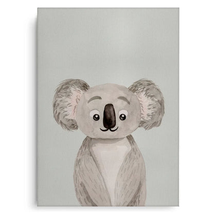 Minimalist Koala Bear - Canvas