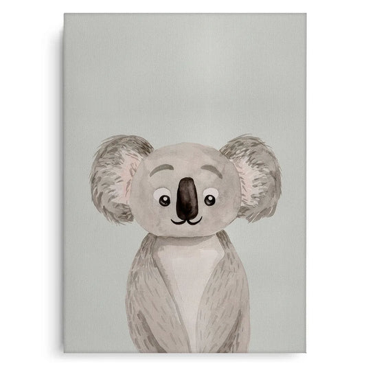 Minimalist Koala Bear - Canvas