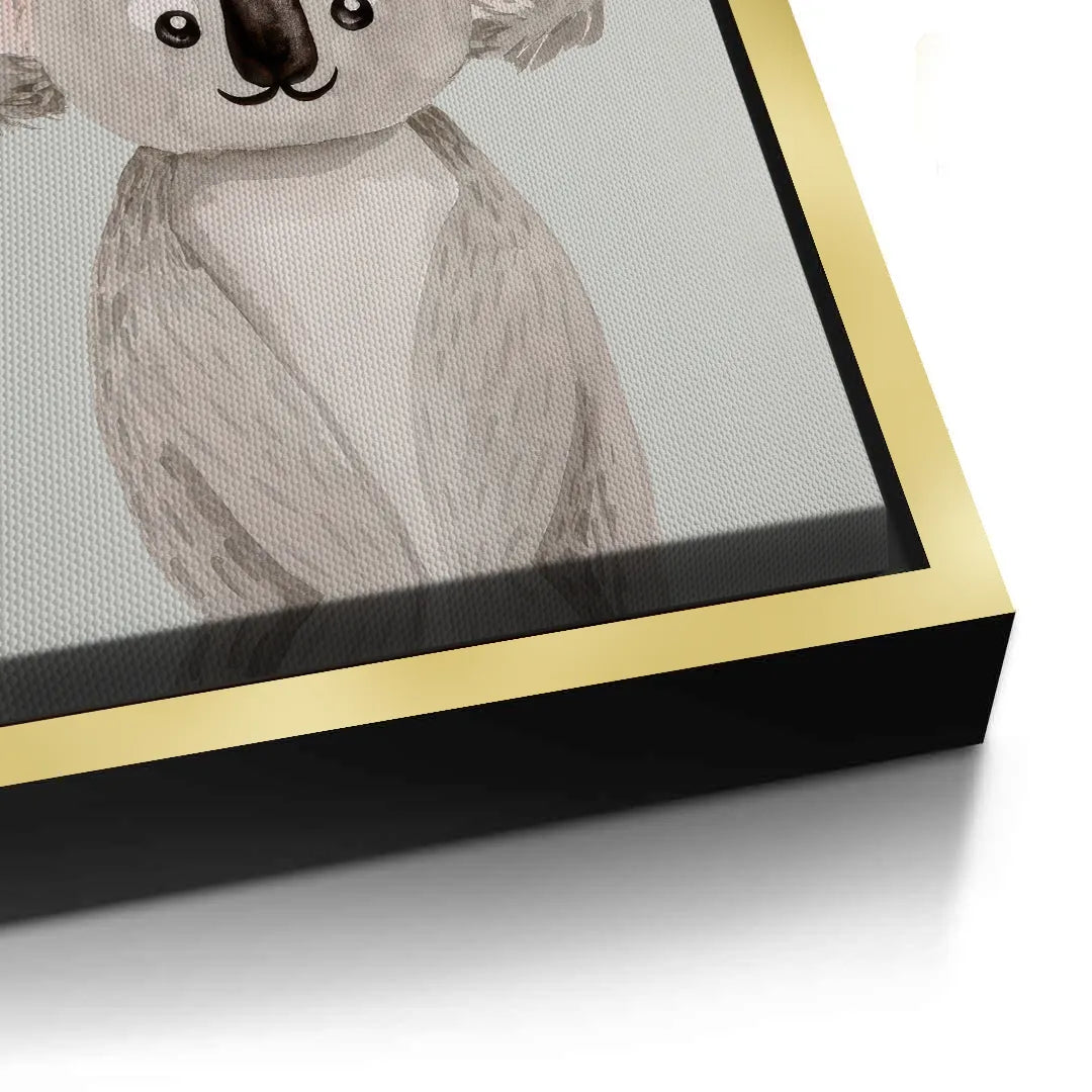 2Minimalist Koala Bear - Canvas