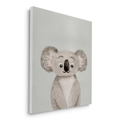 Minimalist Koala Bear - Canvas