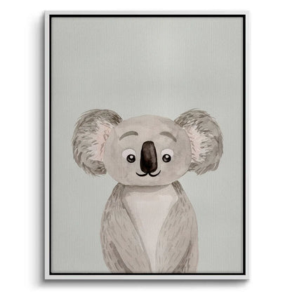 Minimalist Koala Bear - Canvas
