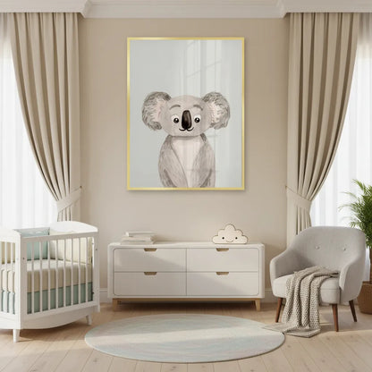 Minimalist Koala Bear- Fine Art