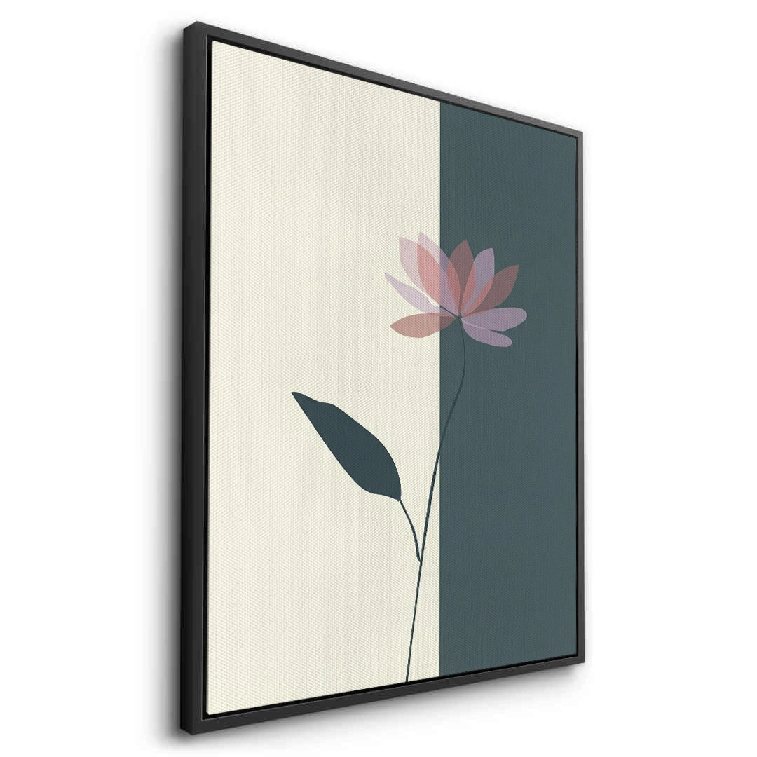 2Minimalist Lotus Flower - Canvas