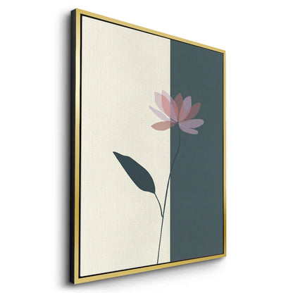 Minimalist Lotus Flower - Canvas