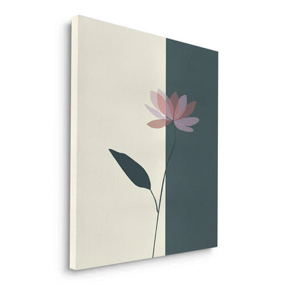 Minimalist Lotus Flower - Canvas