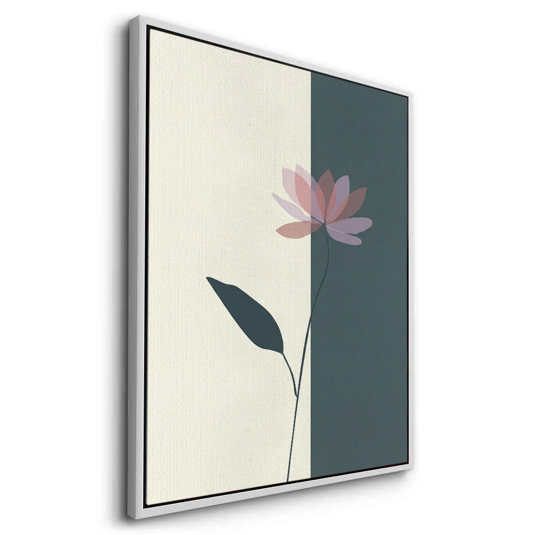 2Minimalist Lotus Flower - Canvas