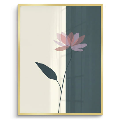Minimalist Lotus Flower - Fine Art