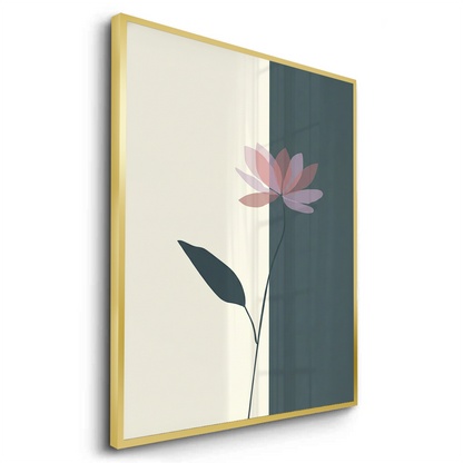 Minimalist Lotus Flower - Fine Art