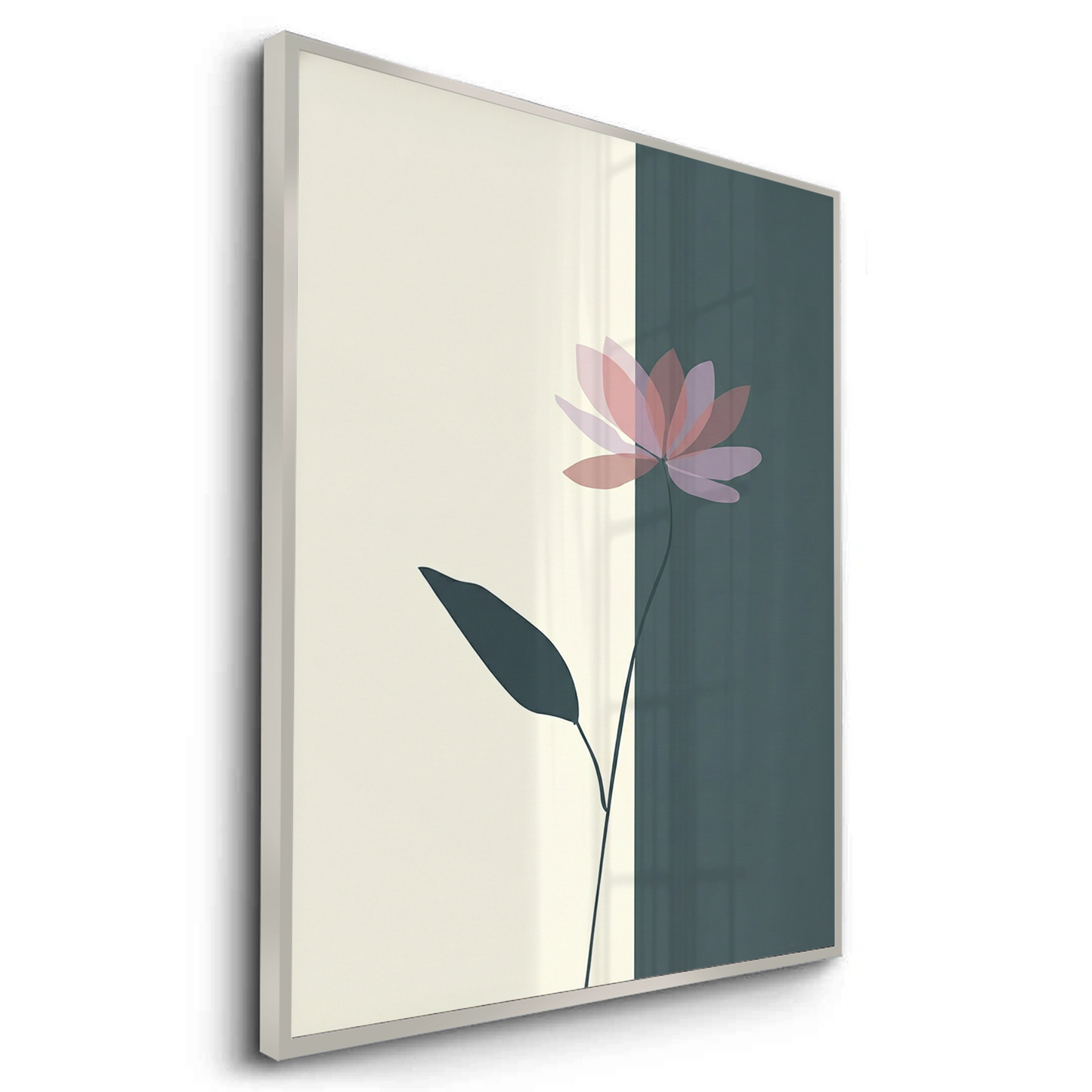 2Minimalist Lotus Flower - Fine Art
