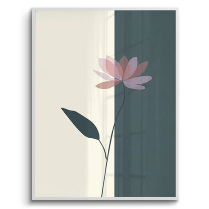 Minimalist Lotus Flower - Fine Art