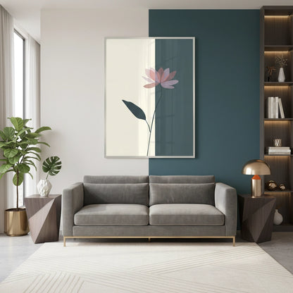 Minimalist Lotus Flower - Fine Art