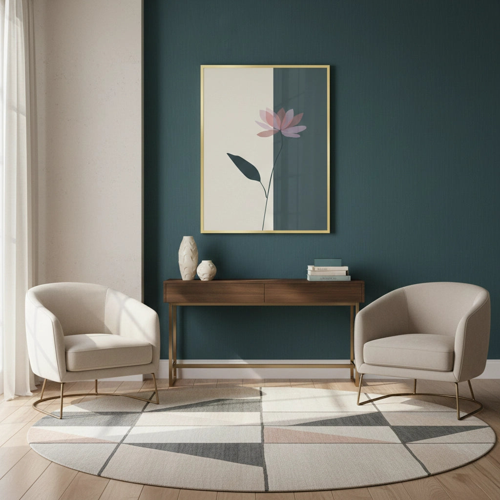 2Minimalist Lotus Flower - Fine Art