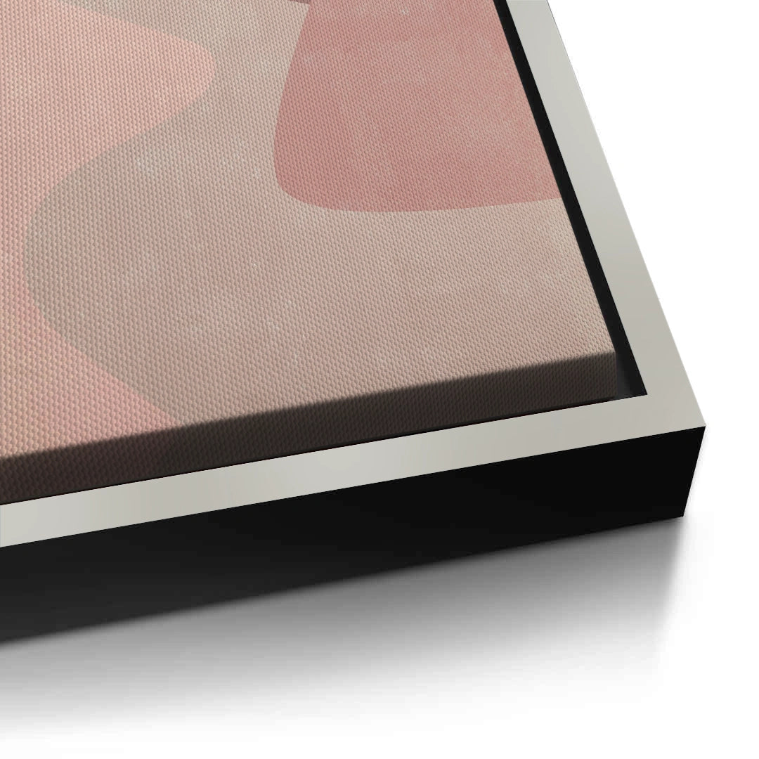 2Minimalist Mauve Sun and River - Canvas