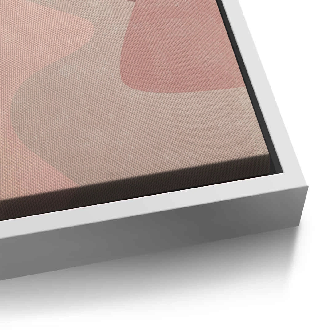 2Minimalist Mauve Sun and River - Canvas