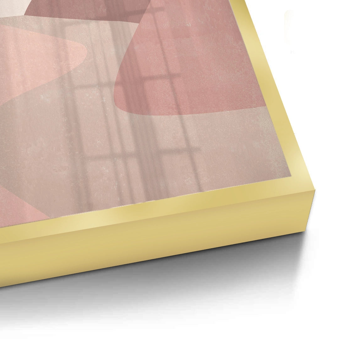 2Minimalist Mauve Sun and River - Fine Art