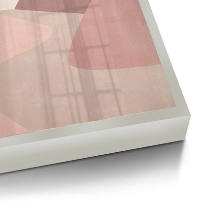 Minimalist Mauve Sun and River - Fine Art