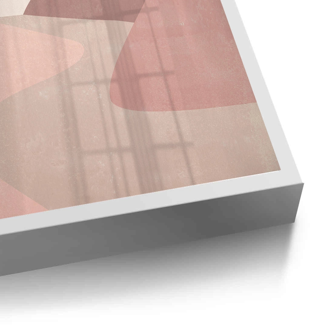 2Minimalist Mauve Sun and River - Fine Art