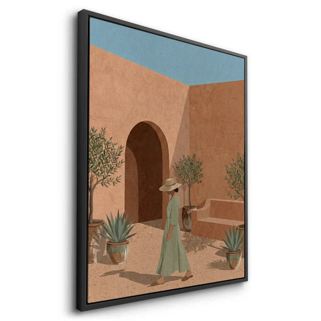 2Minimalist Mediterranean Woman - Canvas